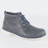 Mens Timberland Rugged 6863B Blue Leather Lace Uk Casual Walking Chukka Boots